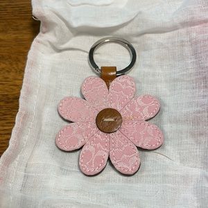Pink Coach Keychain